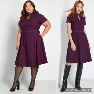 Modcloth Most Motivated Short Sleeve Dress